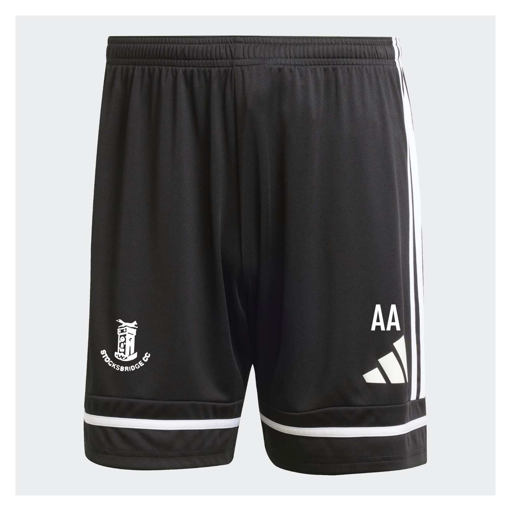 adidas Squadra 25 Shorts - Black/Black/White