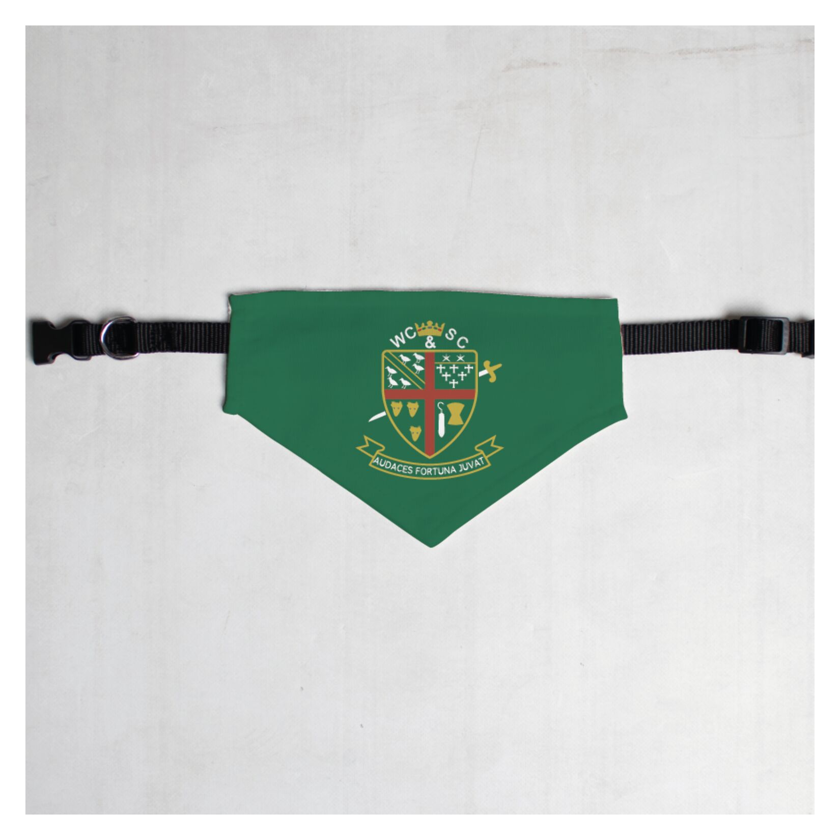 Kitlocker-Merchandise Pet Bandana with Black Collar - CUSTOMISED