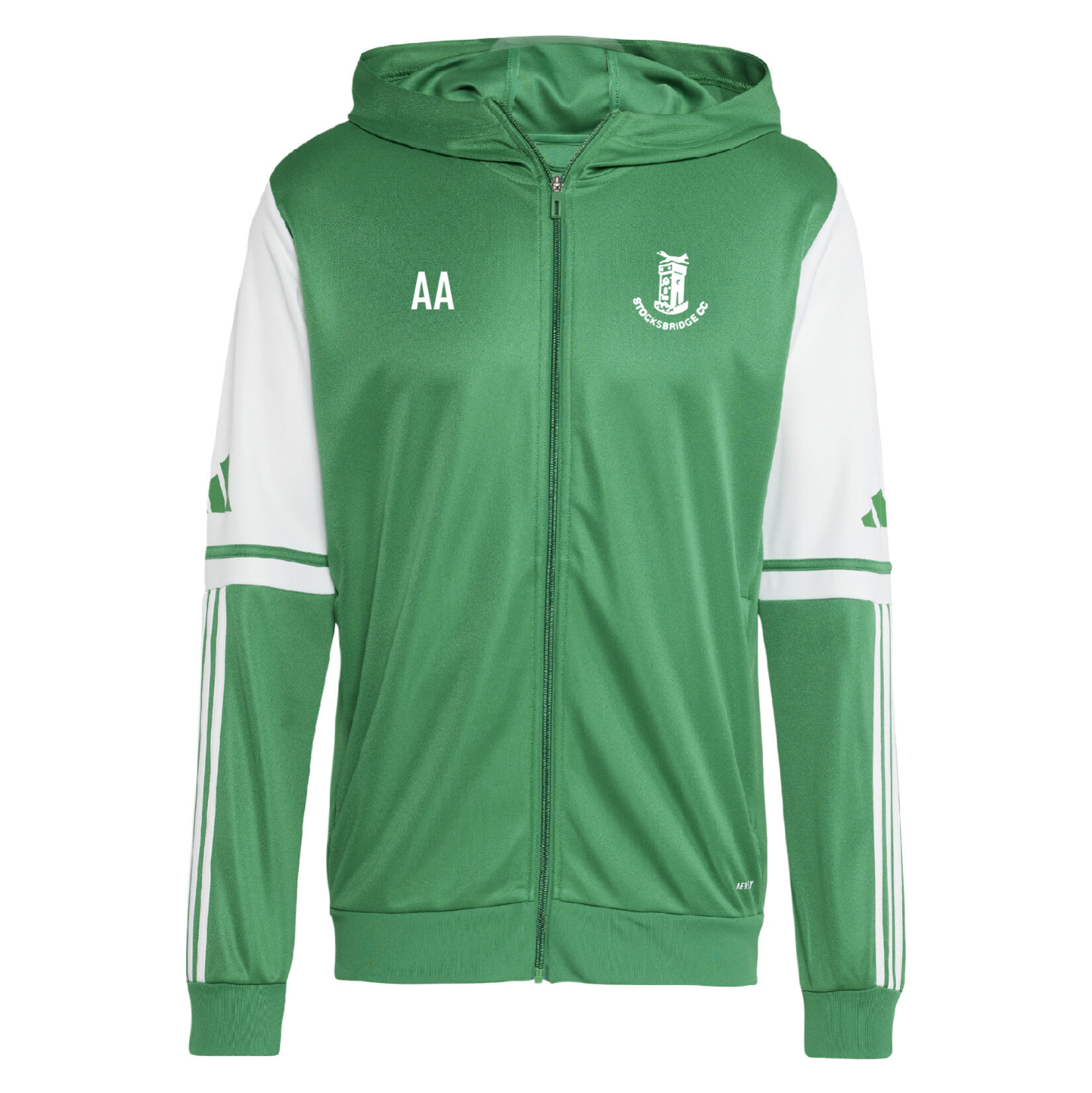 adidas Squadra 25 Hoodie - Team Green/White