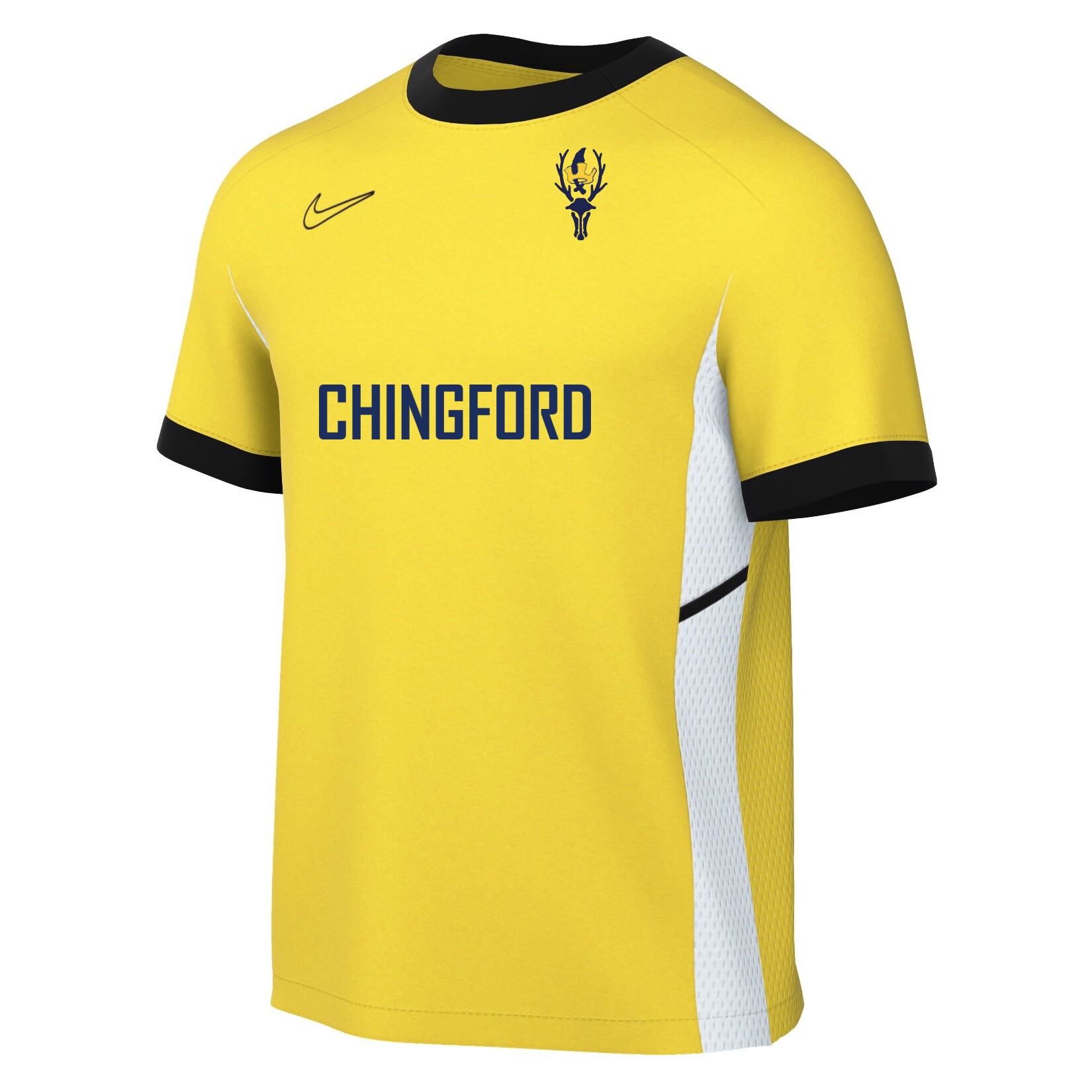 Nike Academy 25 Short-Sleeve Training Top - Tour Yellow/University Gold/Black