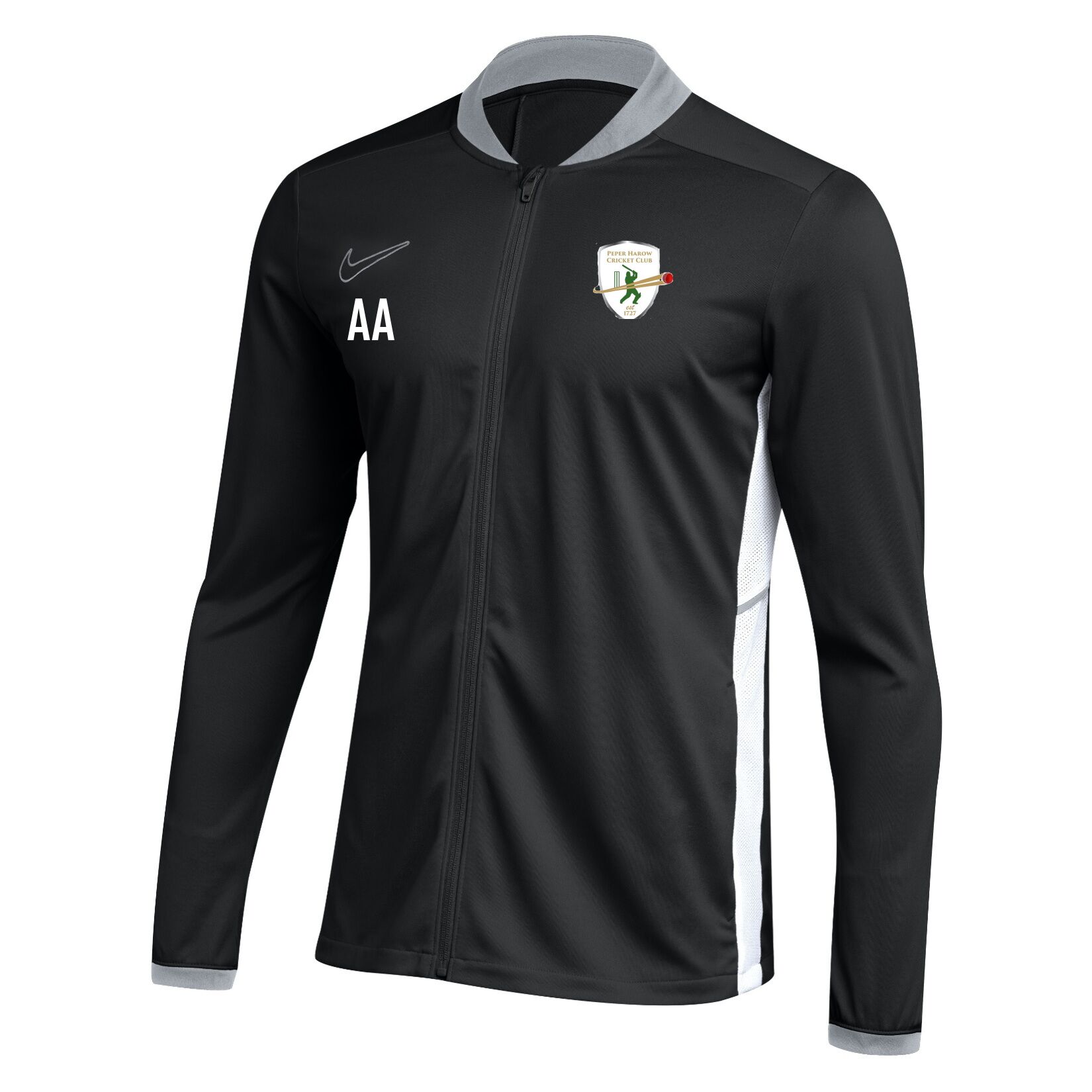 Nike Dri-FIT Academy 25 Knit Track Jacket - Black/White/White