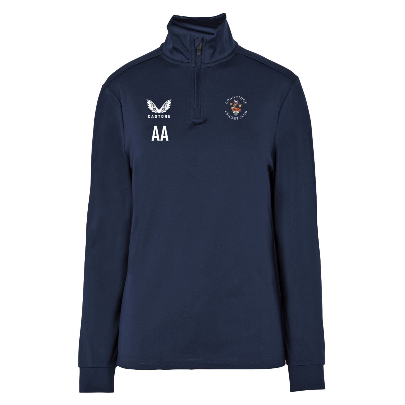 Castore Fleece Brushback 1/4 Zip Midlayer (W) - Navy
