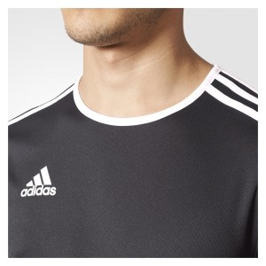 Adidas Entrada 18 Short Sleeve Shirt Black-White