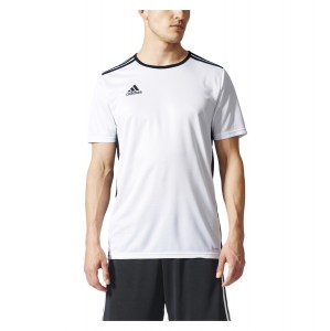 Adidas Entrada 18 Short Sleeve Shirt White-Black