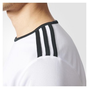 Adidas Entrada 18 Short Sleeve Shirt White-Black