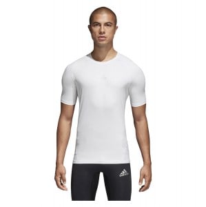 Adidas Alphaskin Short Sleeve White