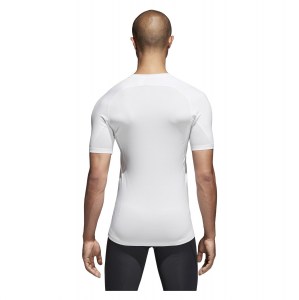 Adidas Alphaskin Short Sleeve White