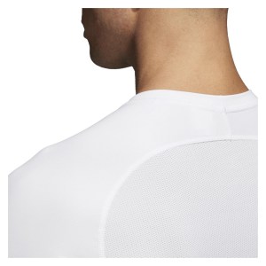 Adidas Alphaskin Short Sleeve White