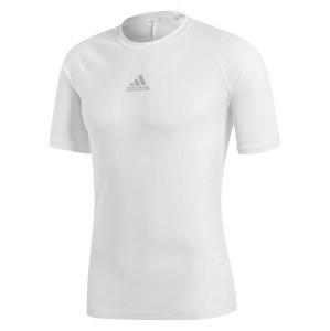 Adidas Alphaskin Short Sleeve White