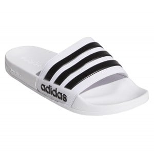Adidas Adilette Cloudfoam Slides White-Black