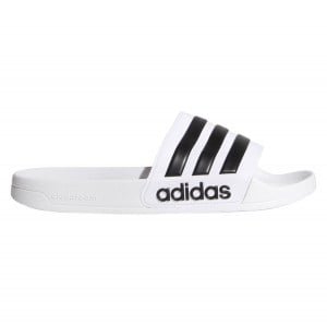 Adidas Adilette Cloudfoam Slides White-Black