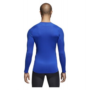 Adidas Alphaskin Long Sleeve Baselayer Bold Blue