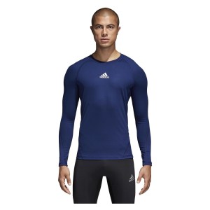 Adidas Alphaskin Long Sleeve Baselayer Dark Blue