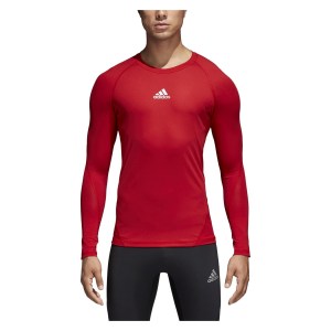 Adidas Alphaskin Long Sleeve Baselayer Power Red