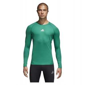 Adidas Alphaskin Long Sleeve Baselayer Bold Green