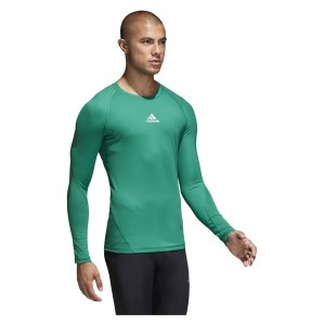 Adidas Alphaskin Long Sleeve Baselayer Bold Green