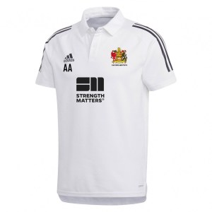 Adidas Condivo 20 Polo Shirt White-Black