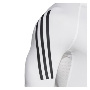 Adidas-LP Alphaskin Sport+ 3-stripes Long Sleeve Top White