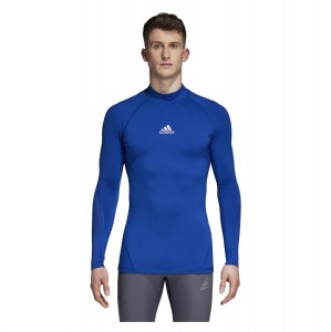 Adidas Alphaskin Climawarm Long Sleeve Top Bold Blue
