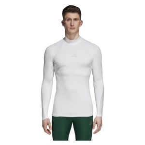 Adidas Alphaskin Climawarm Long Sleeve Top White
