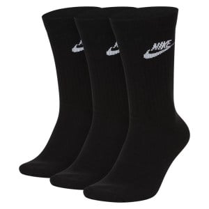 Nike Sportswear Everyday Essential Crew Socks (3 Pairs) Black-White