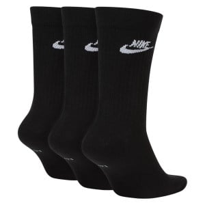 Nike Sportswear Everyday Essential Crew Socks (3 Pairs) Black-White