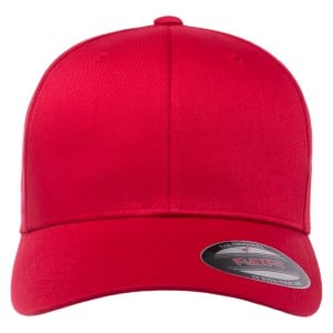 Flexfit Woolly Combed Baseball Cap Red