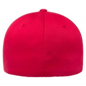Flexfit Woolly Combed Baseball Cap Red