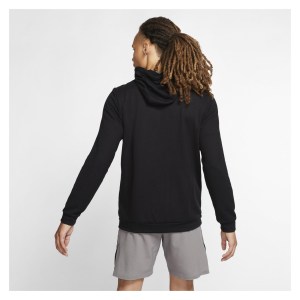 Nike Dri-FIT Full-Zip Training Hoodie Black-White