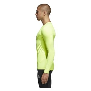 Adidas Alphaskin Long Sleeve Baselayer Team Yellow