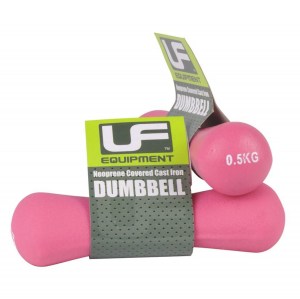 Urban-Fitness Bone Dumbbells Neoprene Covered (Pair) 0.5KG