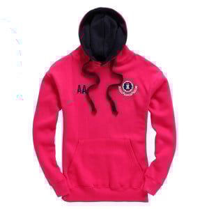 Heavyweight OH Contrast Hoodie Fuchsia-Navy