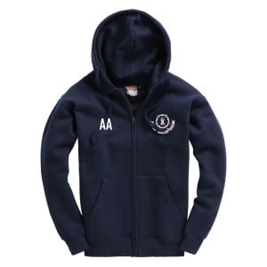 Premium Full Zip Hoodie Navy