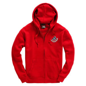 Premium Full Zip Hoodie Red