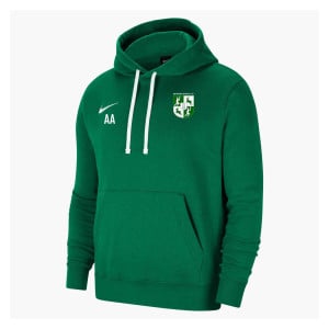 Nike Team Club 20 Fleece Hoodie (M) Pine Green-White-White