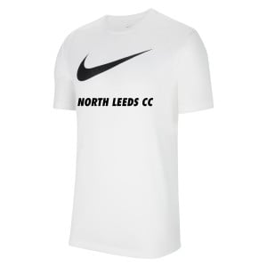 Nike Team Club 20 Swoosh Tee (M) White-Black