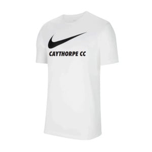 Nike Team Club 20 Swoosh Tee (M) White-Black