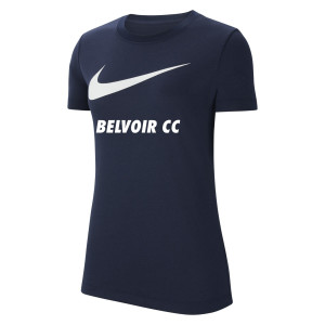 Nike Womens Team Club 20 Swoosh Tee (W)