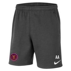 Nike Team Club 20 Fleece Shorts (M) Charcoal Heather-White-White