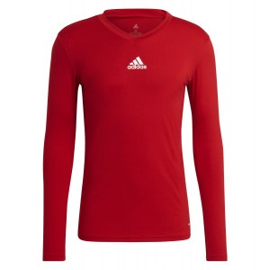 Adidas Long Sleeve Baselayer Tee Team Power Red