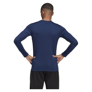 Adidas Long Sleeve Baselayer Tee Team Navy Blue