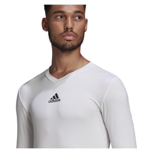 adidas Long Sleeve Baselayer Tee White