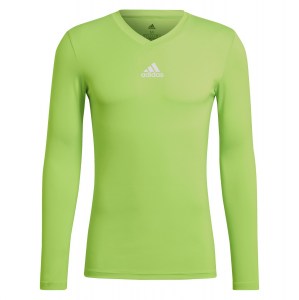 Adidas Long Sleeve Baselayer Tee Team Solar Green