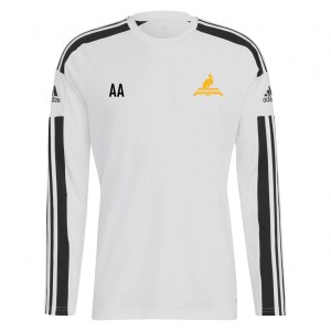 adidas Squadra 21 Long Sleeve Jersey White-Black