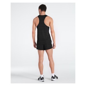 Nike Dry Miler Singlet (M) Black-White