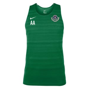 Nike Dry Miler Singlet (M) Pine Green-White