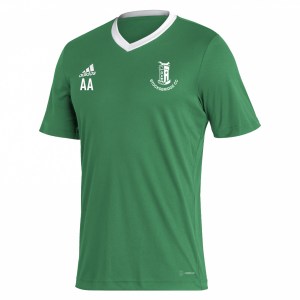 adidas Entrada 22 Short Sleeve Jersey Team Green-White