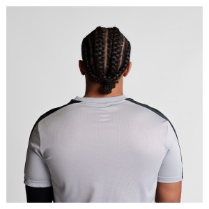 Nike Academy 23 Short Sleeve Training Top Wolf Grey-Black-White