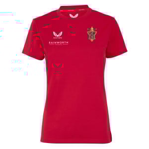 Castore Womens Short Sleeve Training Tee (W) Red