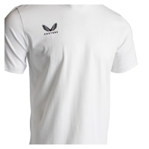 Castore Cotton Leisure T-Shirt White-Black